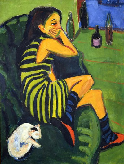 Artist (Marzella) by Ernst Ludwig Kirchner